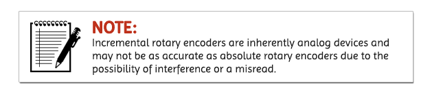 Incremental Rotary Encoder, Absolute Rotary Encoder