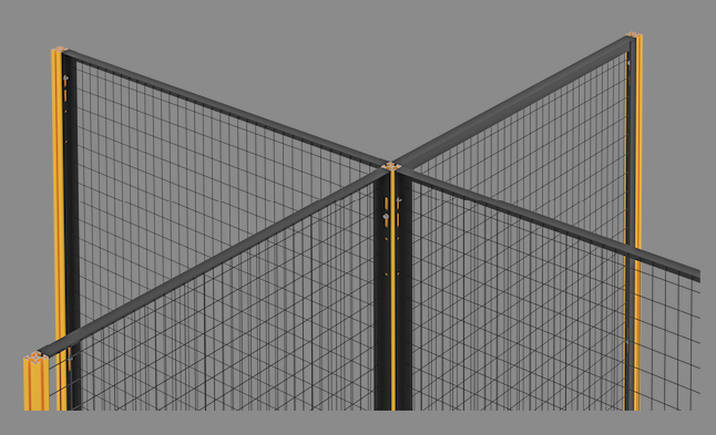 8020 4 mesh sections 8020 4 mesh sections